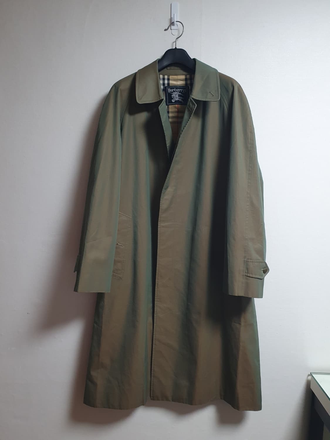 버버리 재팬라이선스 빈티지 발마칸 코트 올리브 브라운 / 100 상품이미지1