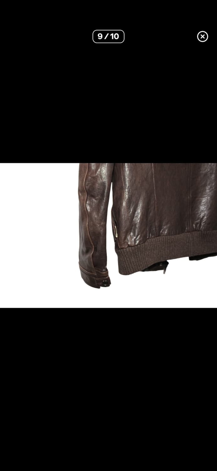 wooyoungmi 우영미 하이넥 고트스킹 레더자켓 상품이미지9