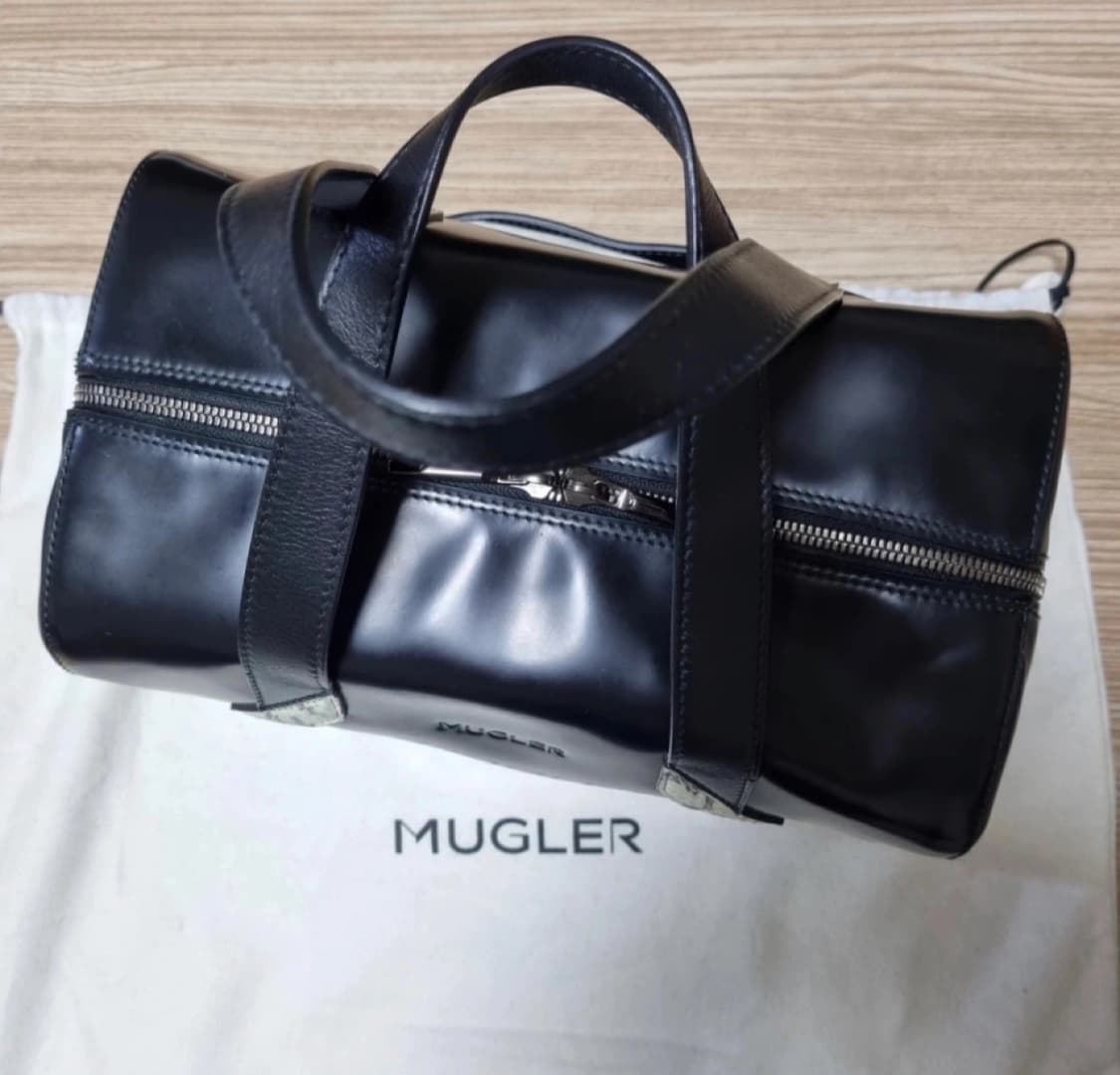 뮈글러 MUGLER 스퀘어 여성 토드백 상품이미지3