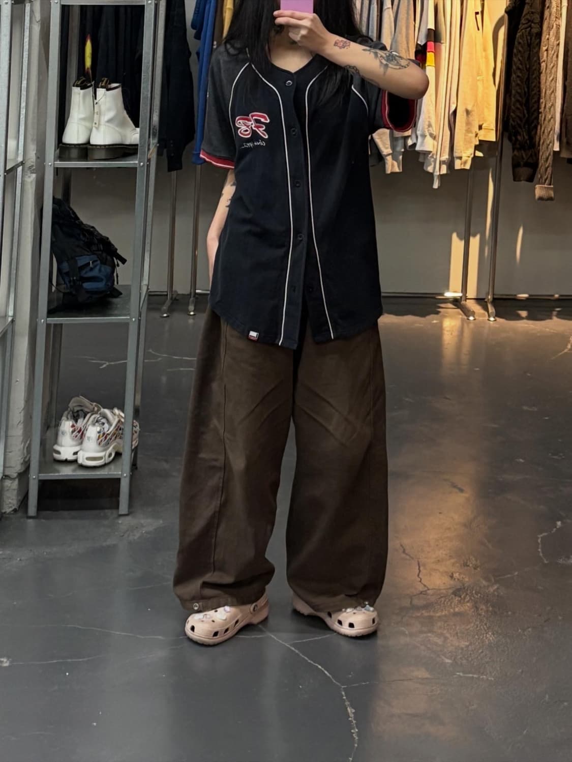 푸부 빈티지 베이스볼 반팔 져지 A2922 상품이미지1