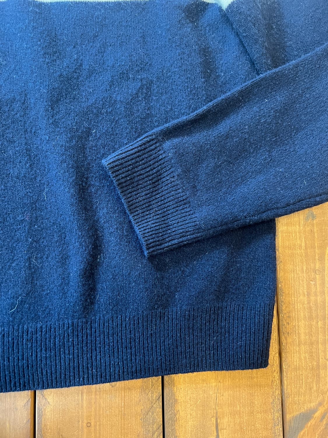 폴로 네이비 화이트 니트 상품이미지8