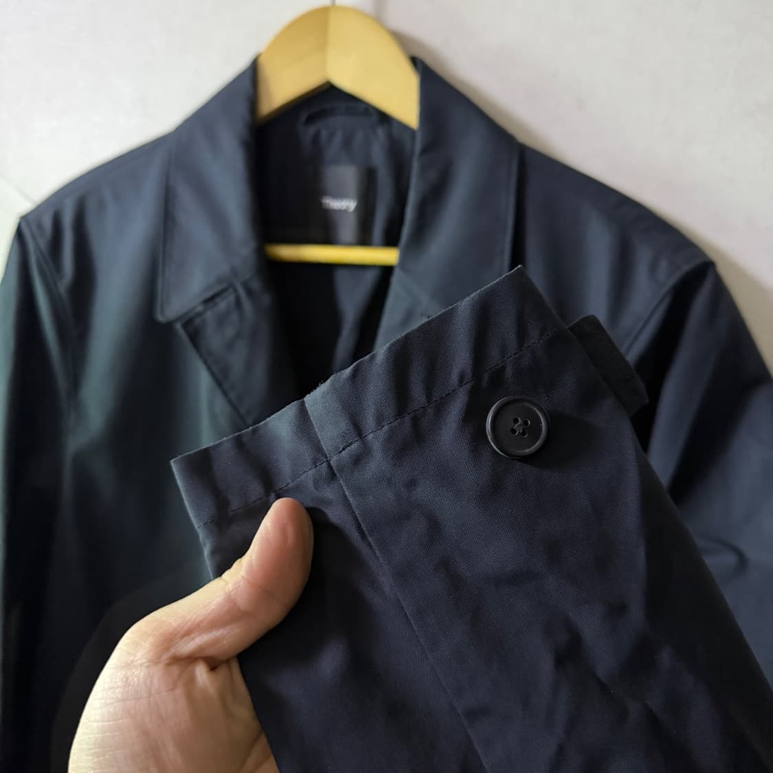 띠어리 남성 히든 버튼 맥코트 네이비 M (100정도) 상품이미지4