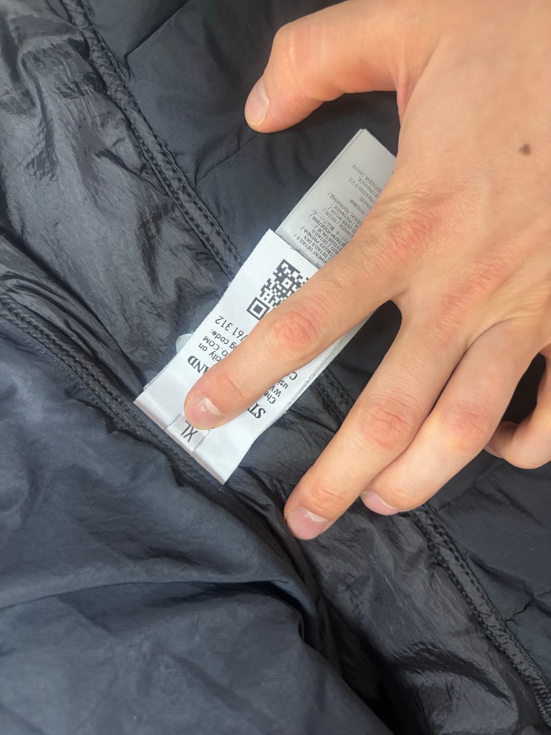 스톤아일랜드 경량패딩 XL판매 상품이미지3