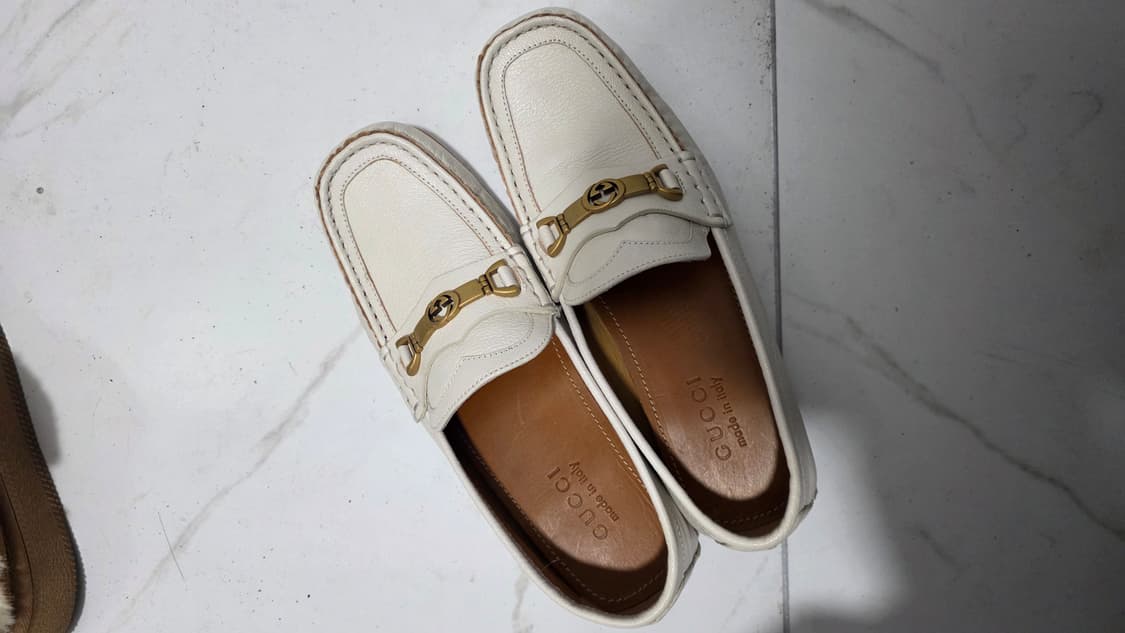 구찌 남성 인터로킹 G 홀스빗 레더 로퍼 상품이미지1