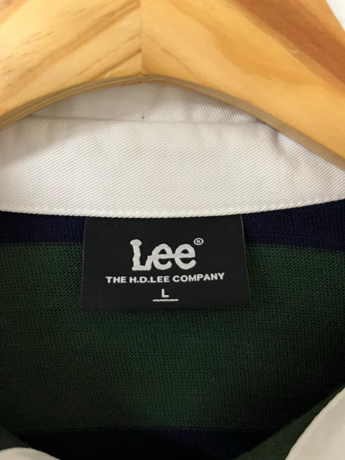 Lee  스트라이프 긴팔 럭비티 상품이미지5