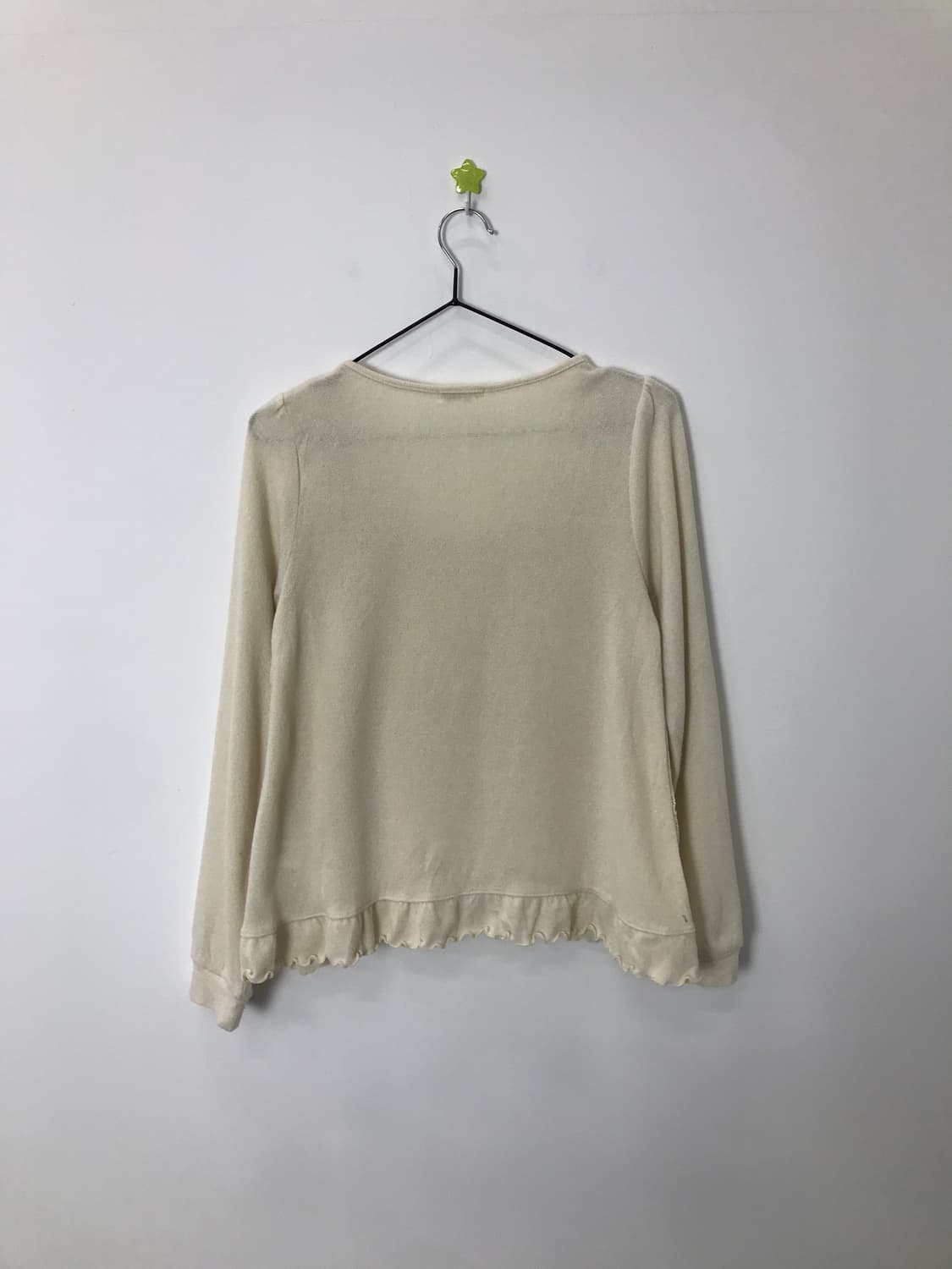 axes femme Lace Panel Button-up Top 상품이미지3