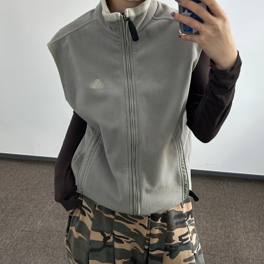 Nike ACG 나이키 acg 카키 그린 후리스조끼 상품이미지1