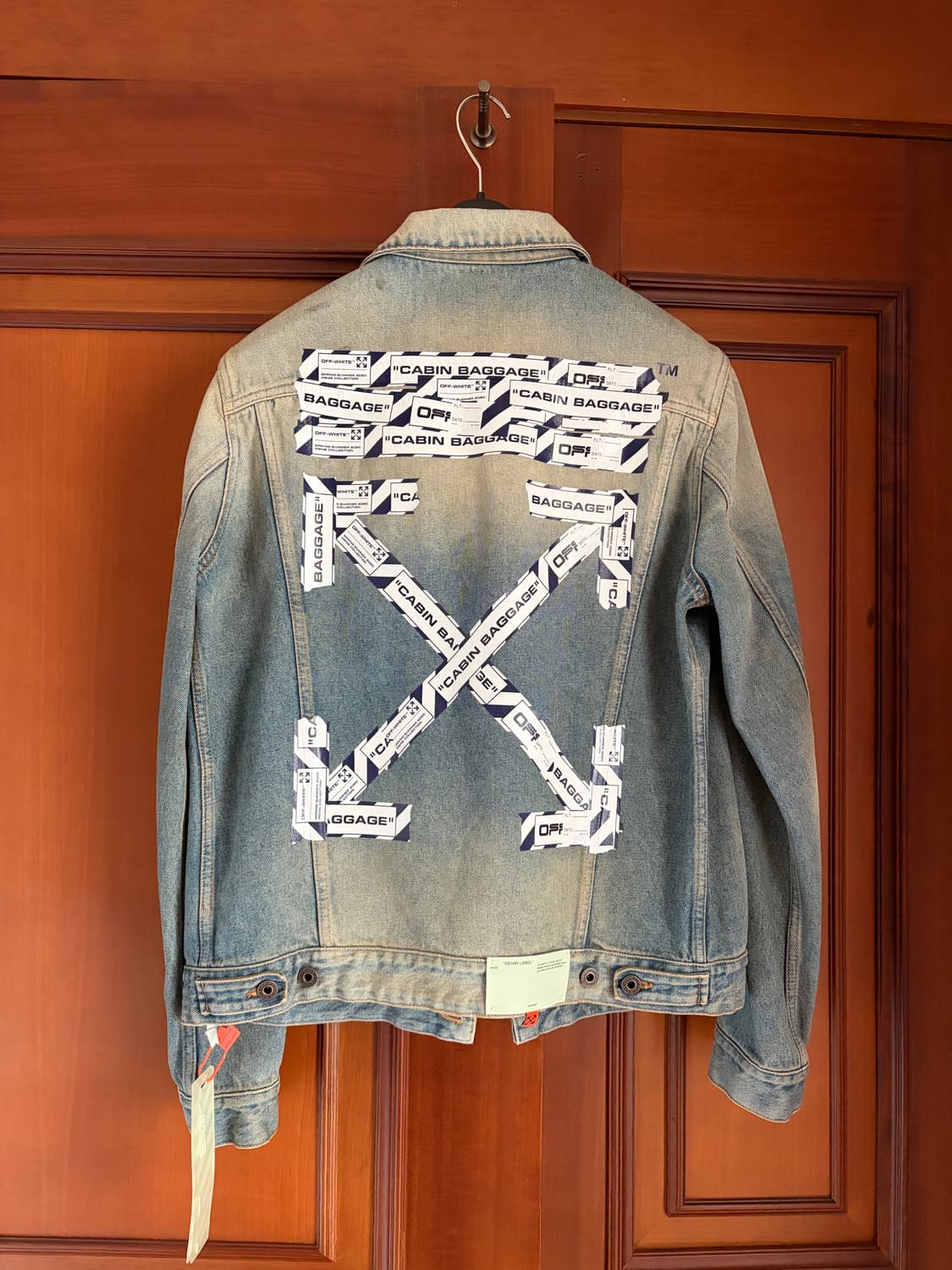 오프화이트 데님 청자켓 상품이미지1