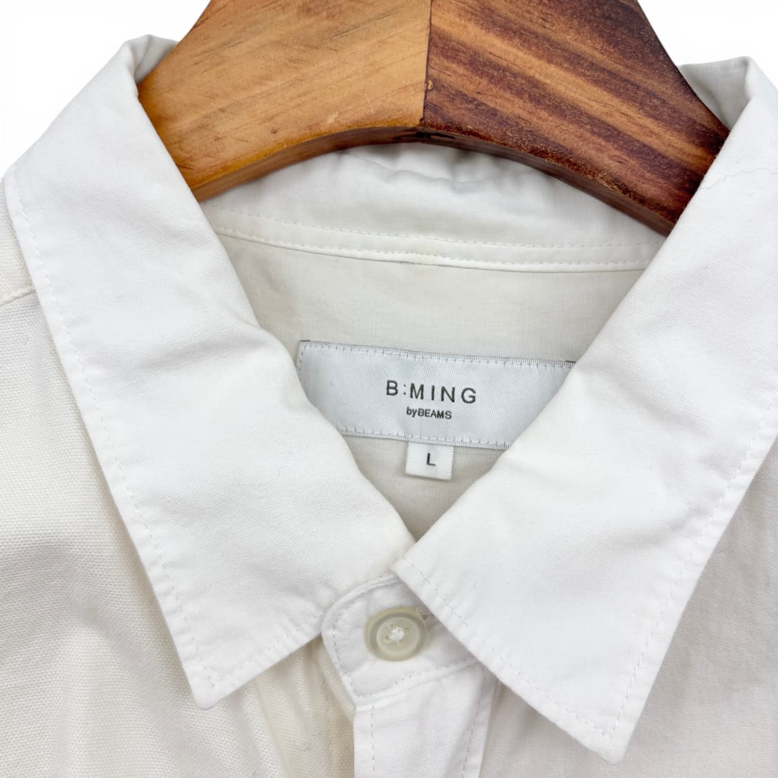 B:MING by BEAMS 투 패브릭 셔츠 상품이미지3