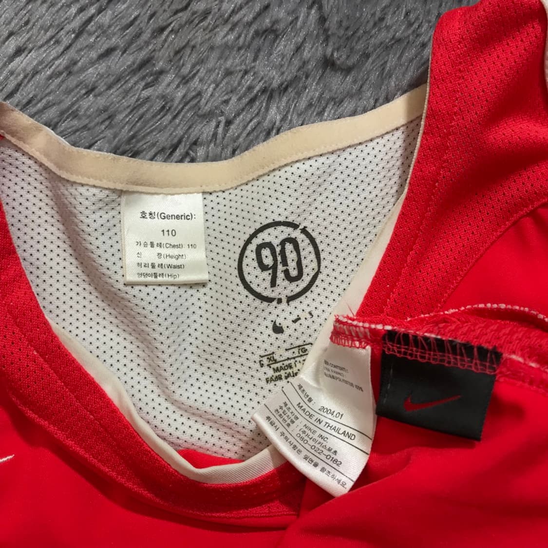 [[2XL] 나이키(NIKE) 04-06 국대 유상철 6 유니폼@295 상품이미지6