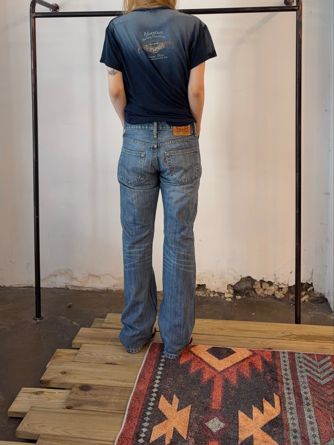 Levi’s 527 부츠컷 데님 팬츠 | 라이트 인디고 워싱 상품이미지3