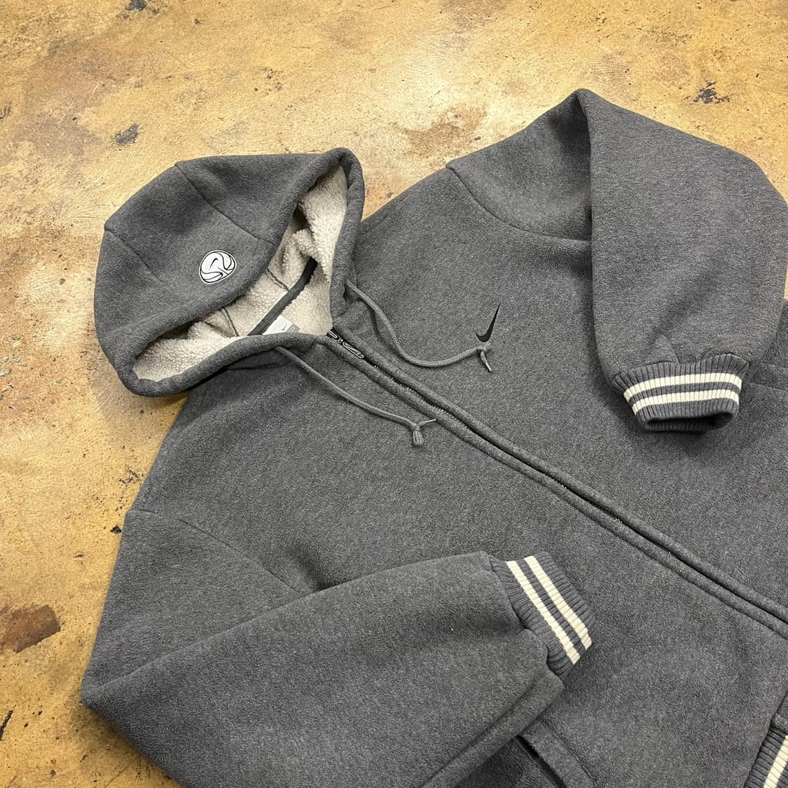 나이키 울프죠 양털 뽀글이 후드집업  상품이미지1