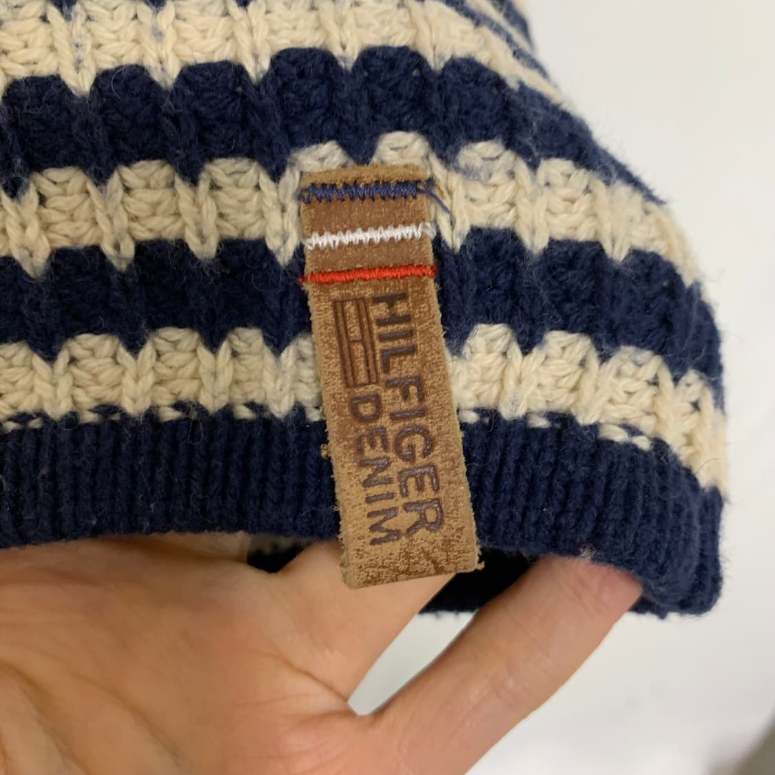 타미힐피거 스트라이프 패턴 긴팔 니트 빈티지 여성 키즈사이즈 상품이미지3