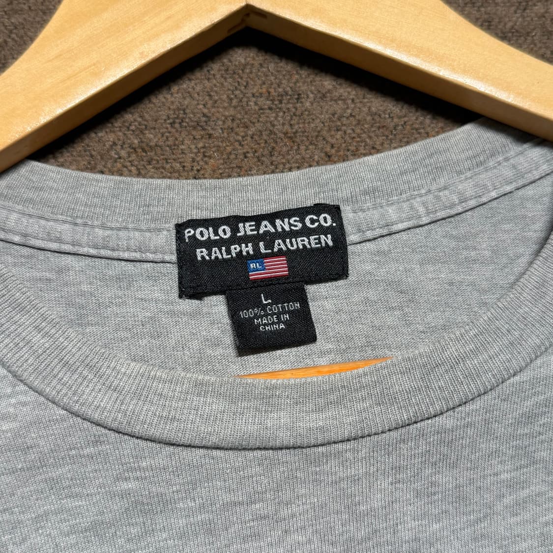 폴로 진스 랄프로렌 00s 반팔 L 성조기 상품이미지4