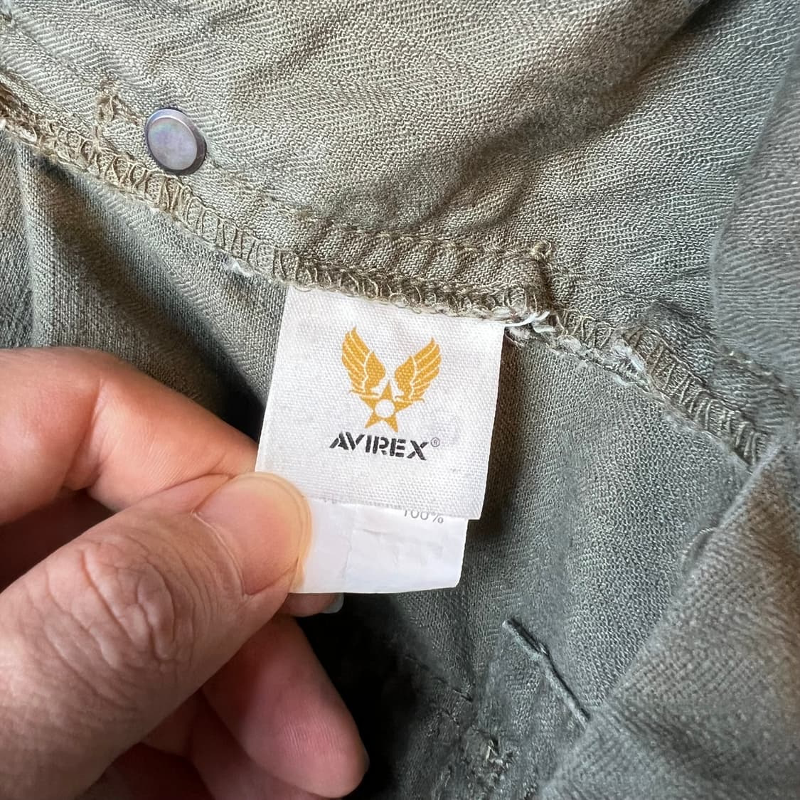 [XL]아비렉스 밀리터리 카키 워크 카고 팬츠  상품이미지6