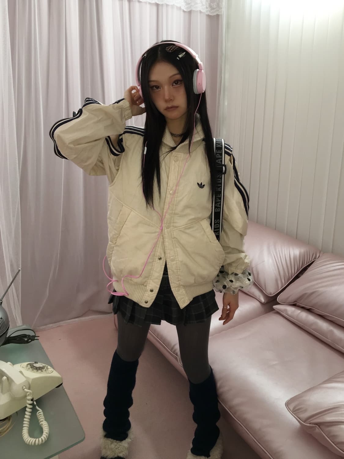 아디다스 70s 서독제 절개 패딩 상품이미지1