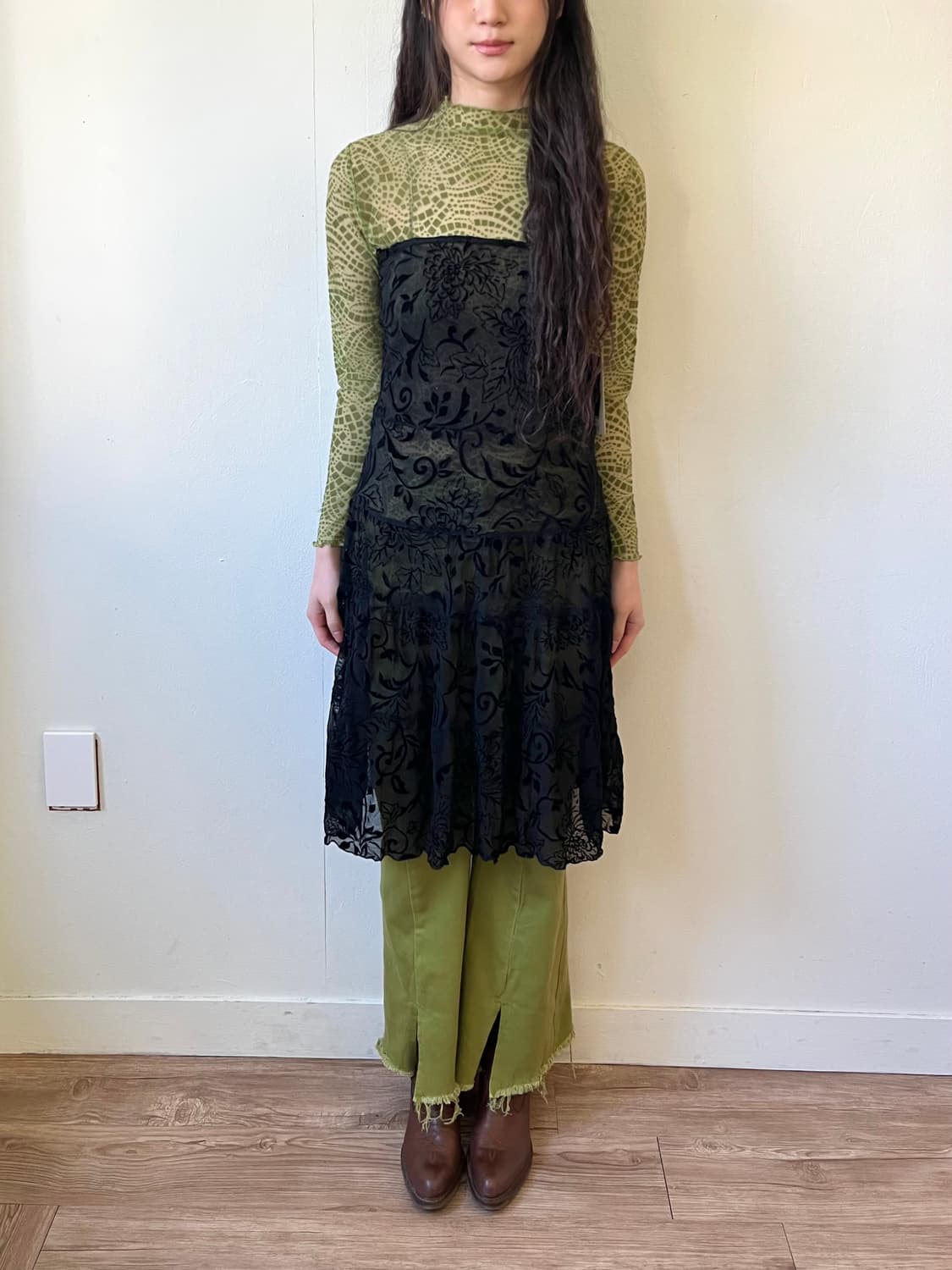 HIROKO KOSHINO 레이어드 원피스 상품이미지9