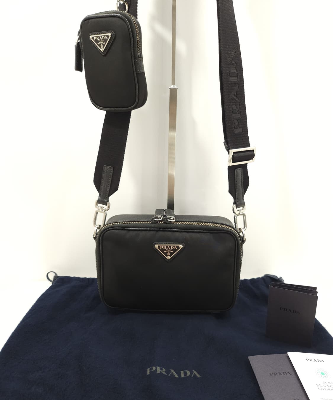 [정품] 프라다 브리크 리나일론 사피아노 크로스백 2VH070 상품이미지1
