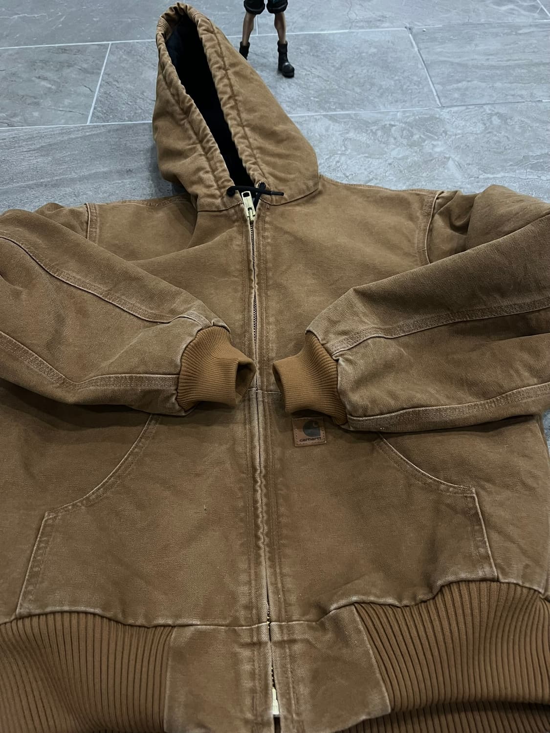 (S)칼하트 덕 액티브 후드자켓 J130 211(BRN) 칼하트브라운 상품이미지7