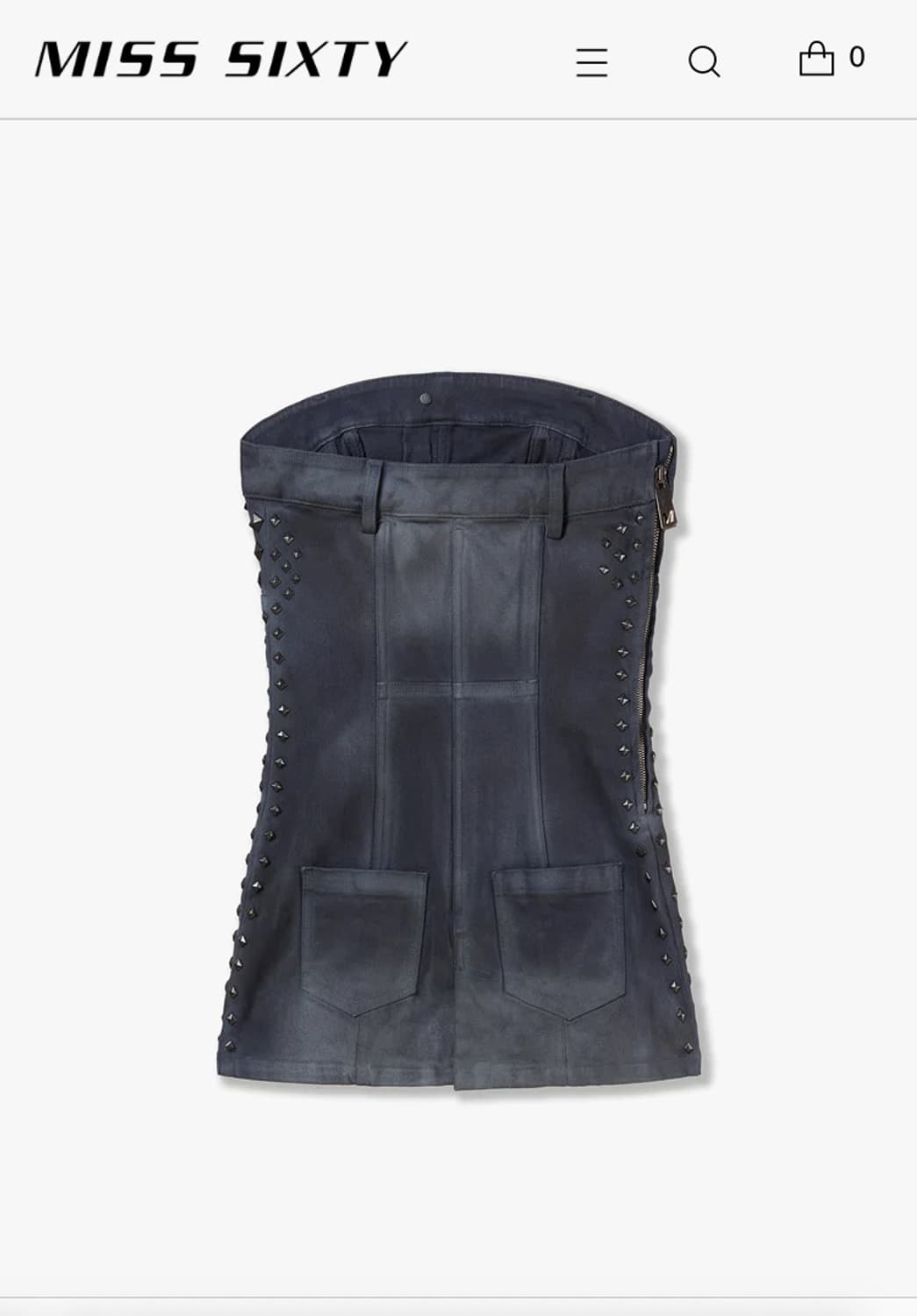 Mowalola x Miss Sixty strapless dress (S 상품이미지3