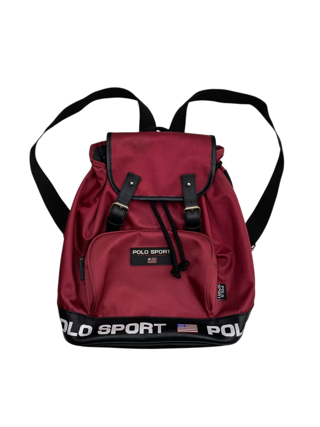 폴로 90s y2k 레드백팩 상품이미지1