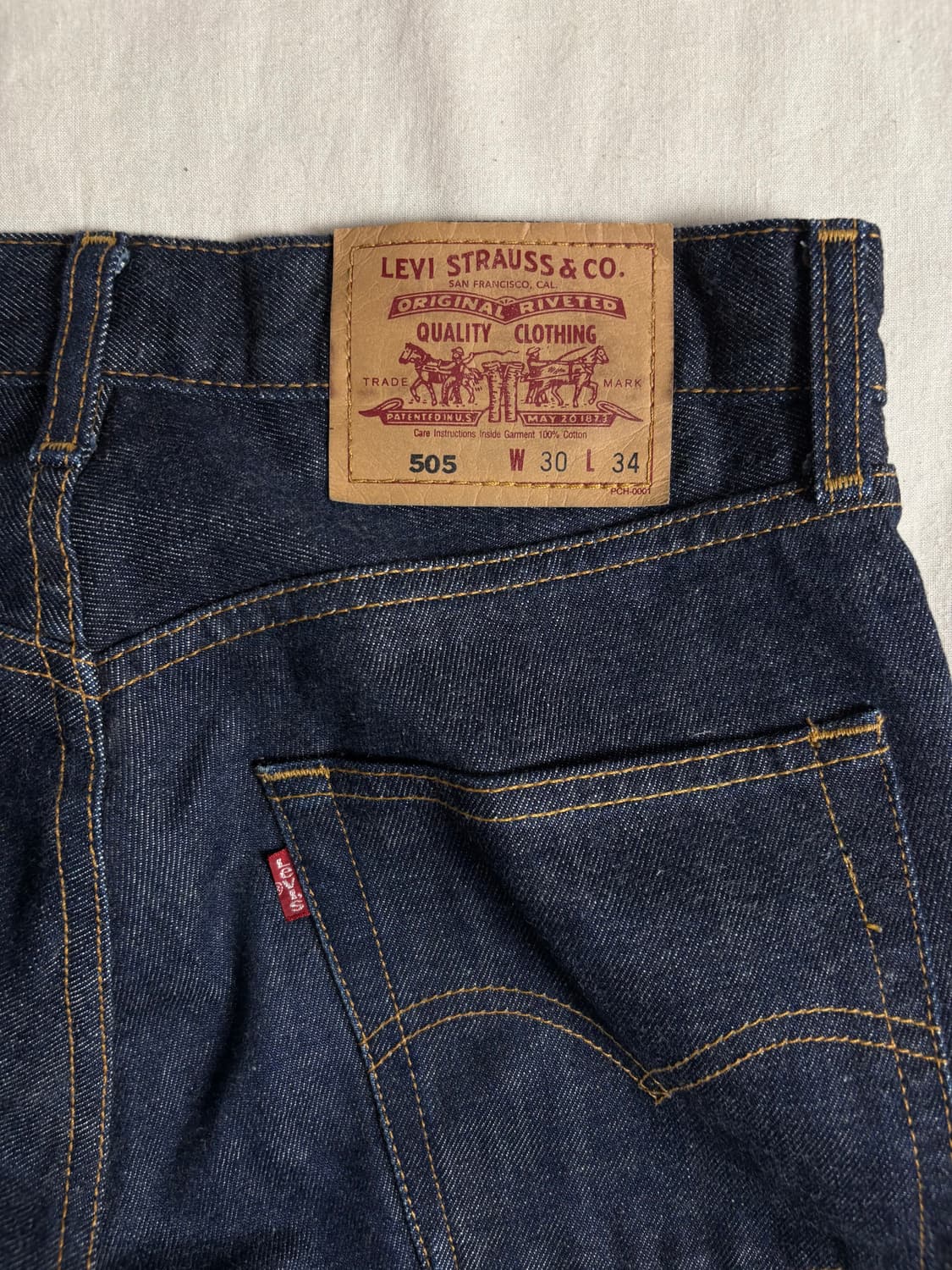 90s Levis 리바이스 505 데님 팬츠 W30 상품이미지3