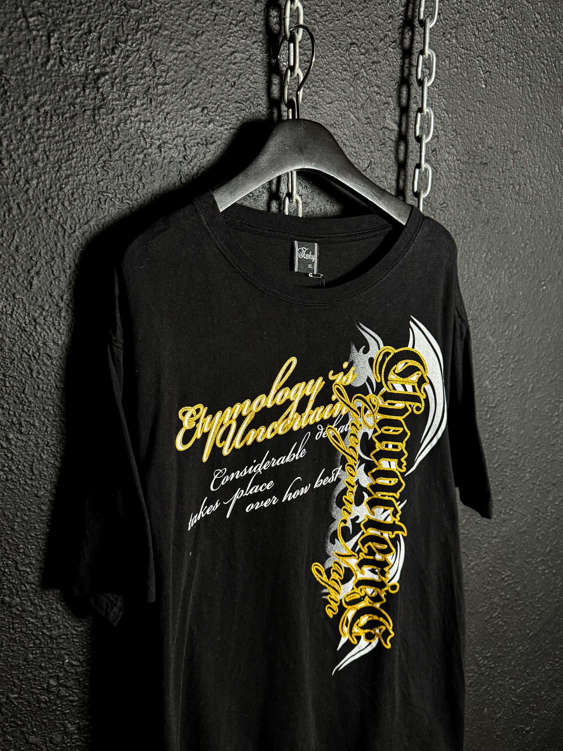 Y2K Mood Black T-shirt 상품이미지2