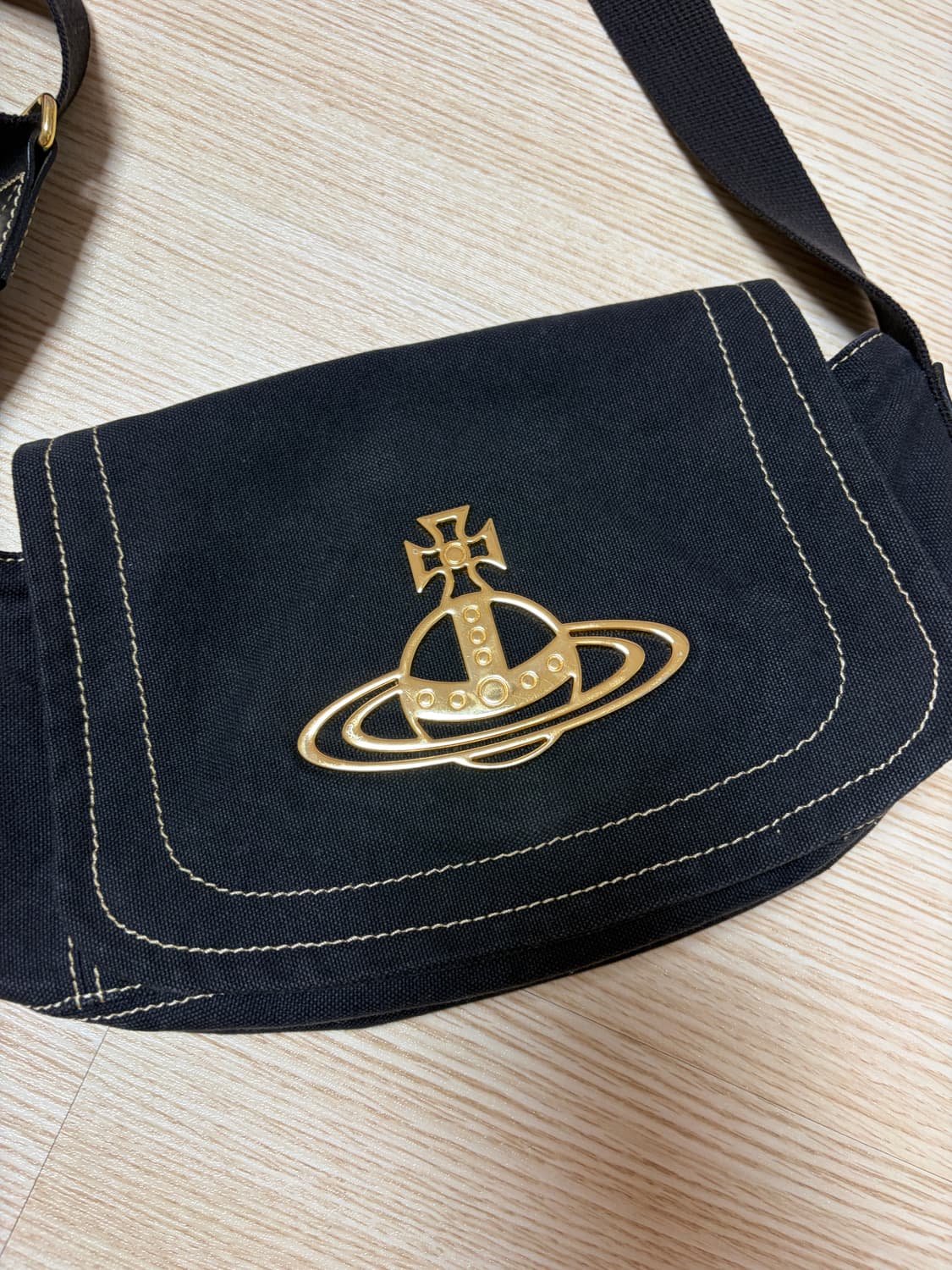 비비안웨스트우드 코튼 숄더백 크로스백 상품이미지1