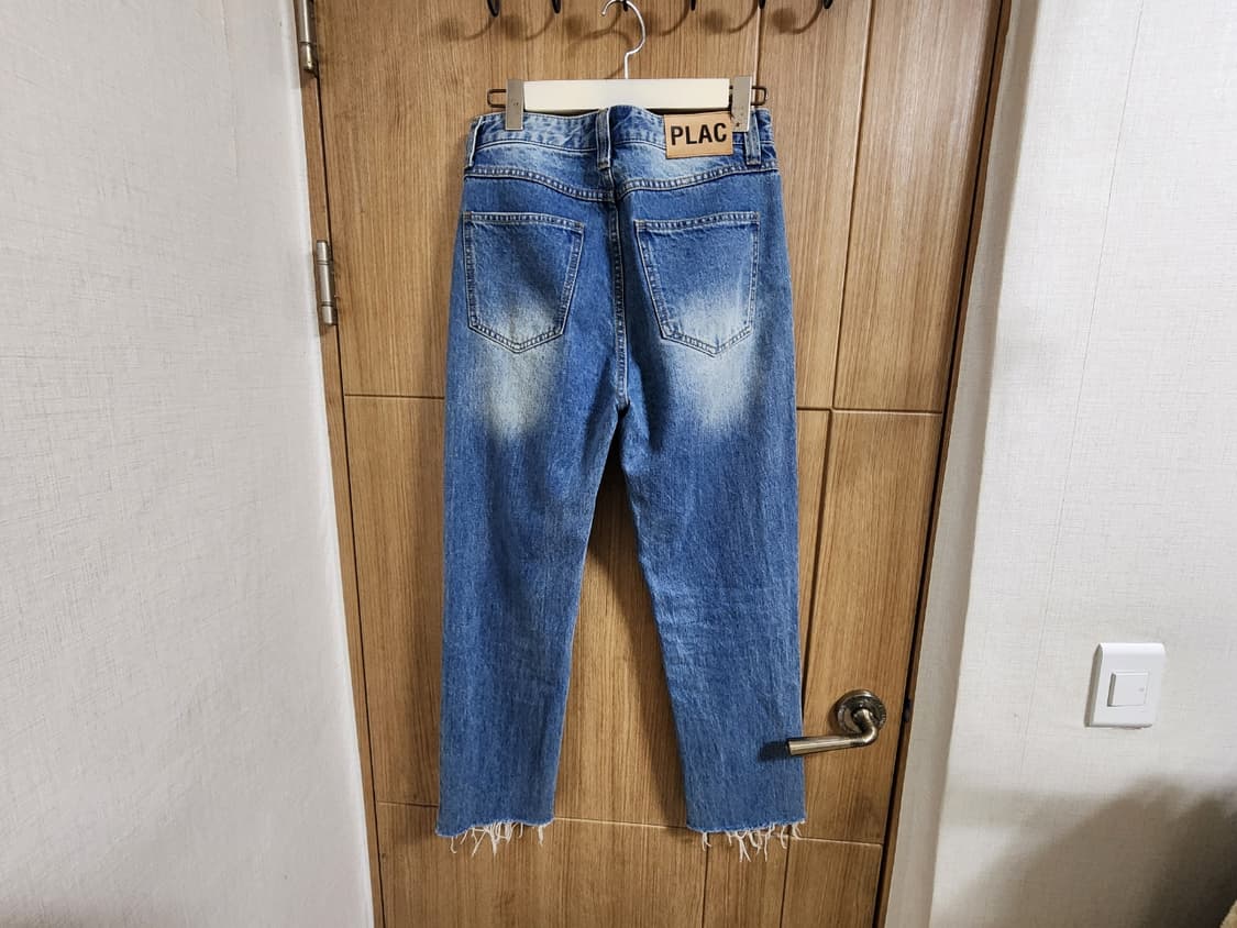 (30)플랙진 스티즈 크롭테이퍼드핏 데님 팬츠 상품이미지3