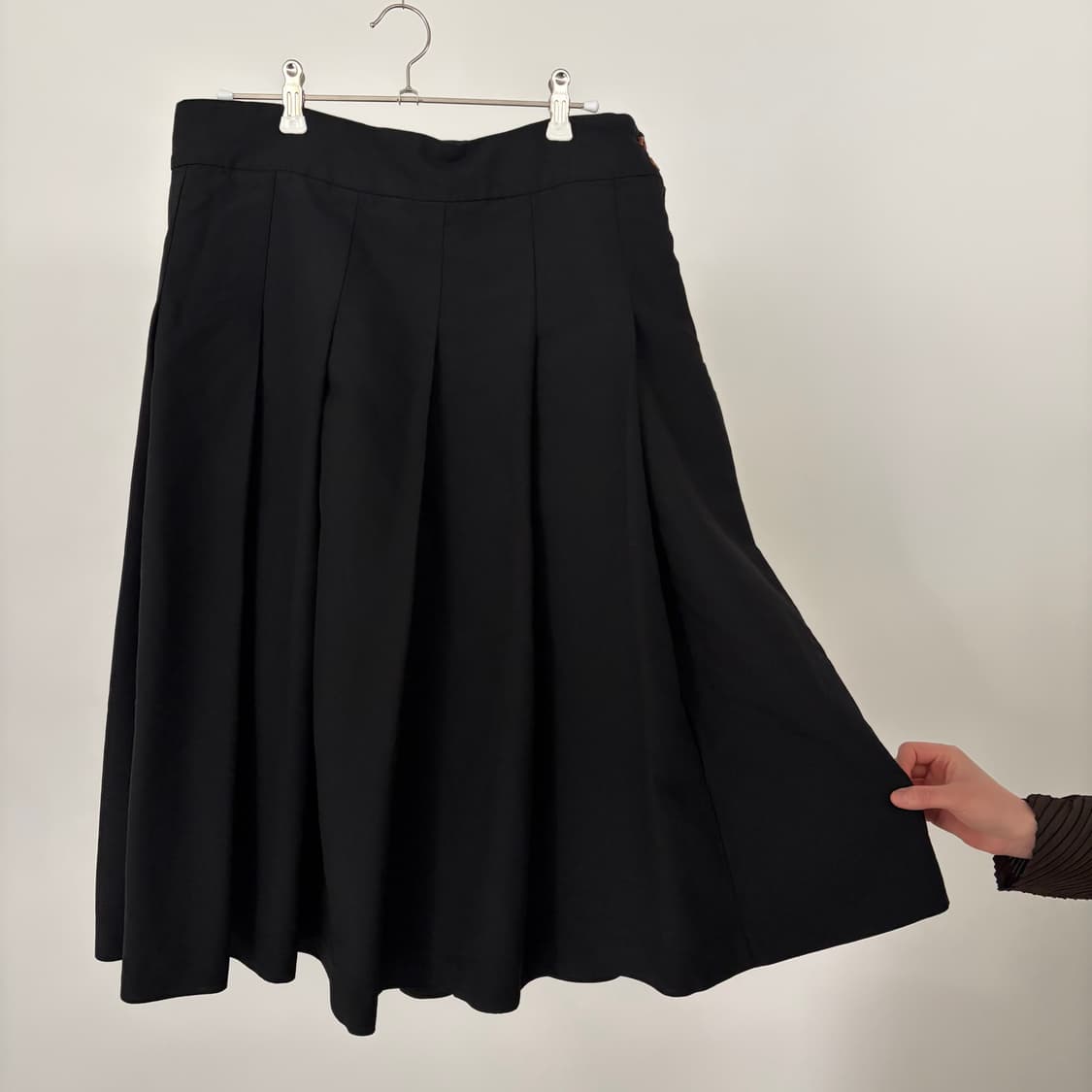 Basic Pleats Polyester Skirt 상품이미지4