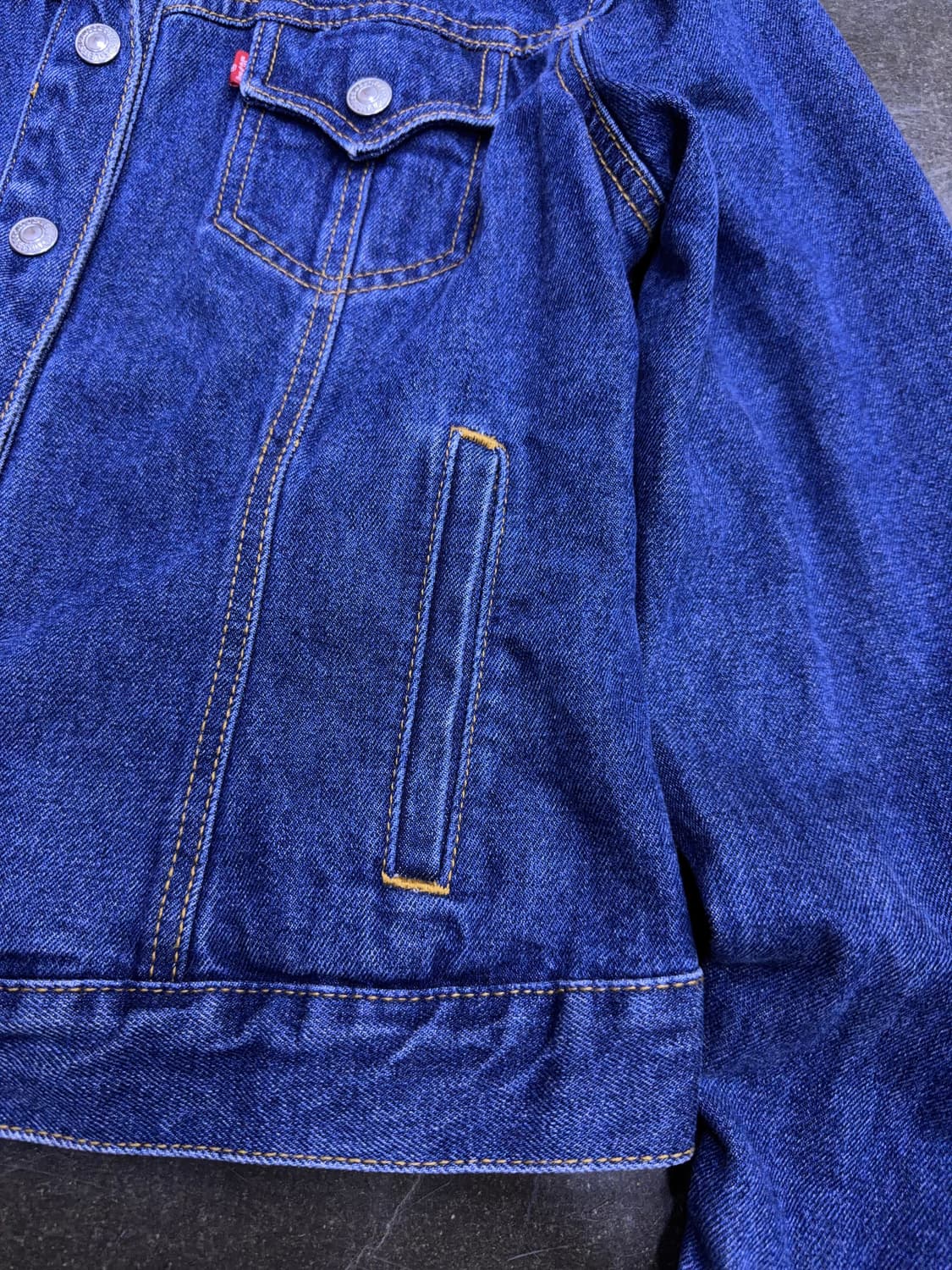 리바이스 00's 빈티지 워싱 우먼스 데님 트러커 자켓 L 상품이미지7