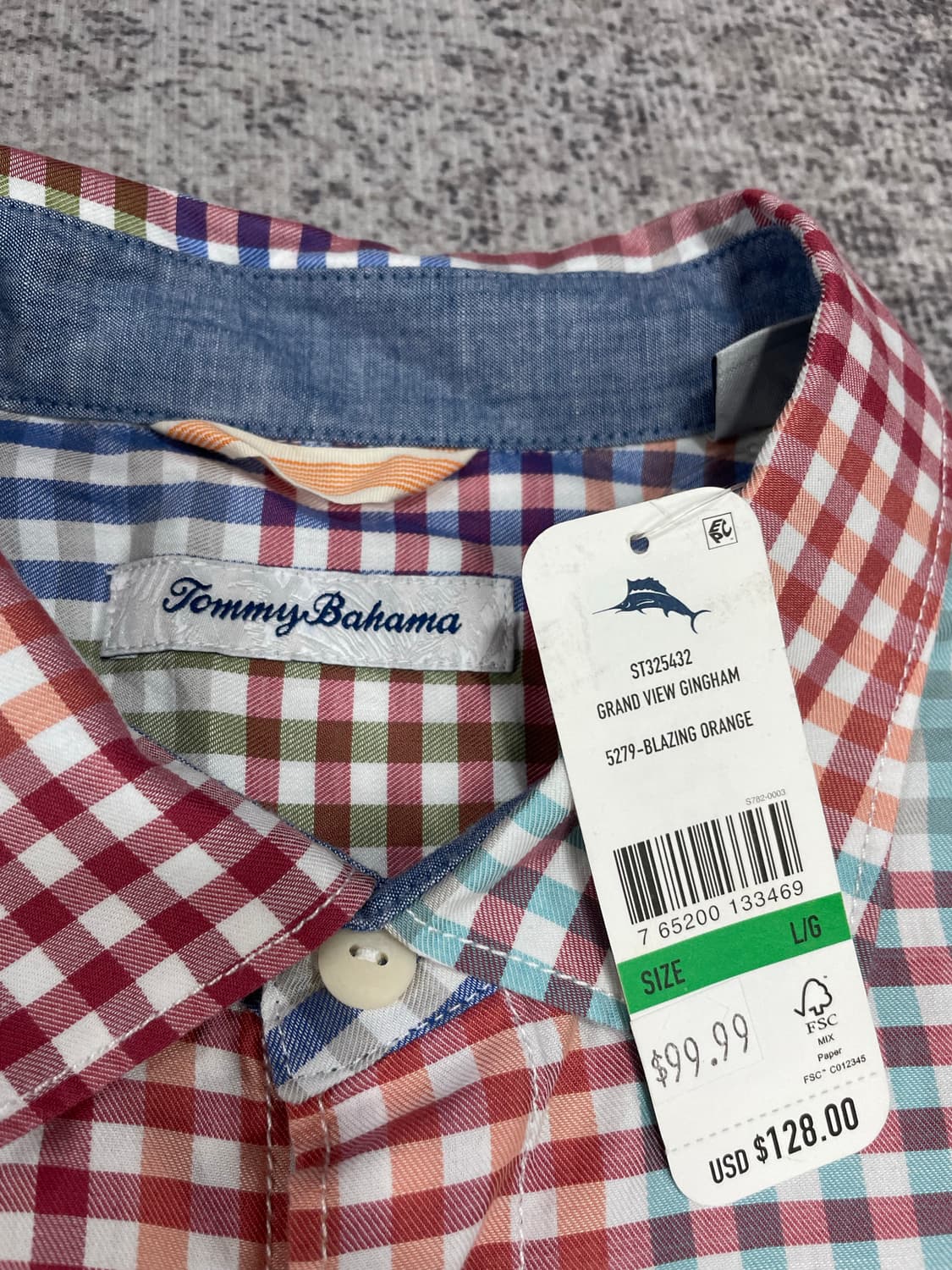 Tommy Bahama 멀티체크 빅셔츠 상품이미지4