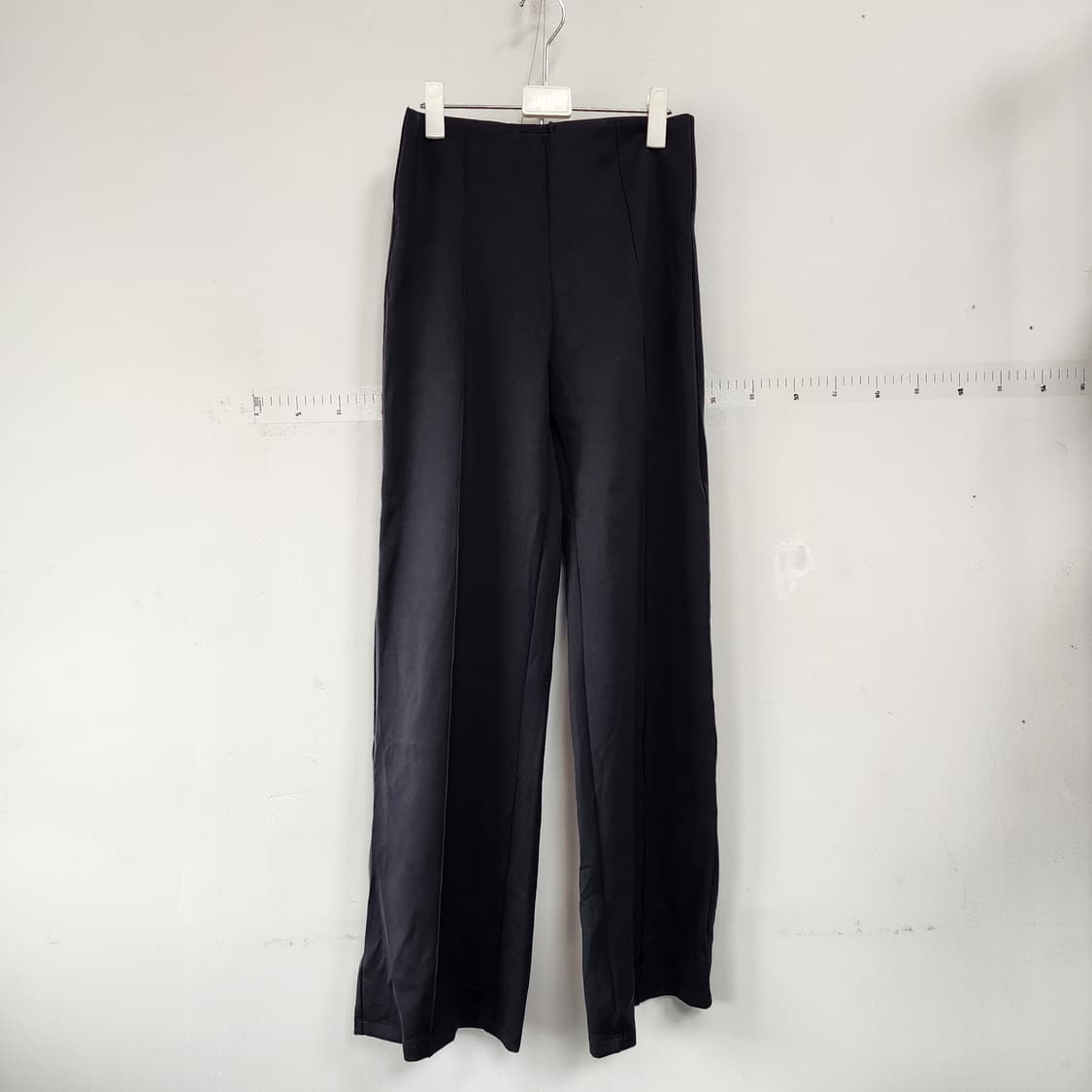 OYSHO 블랙 와이드 롱 슬랙스 바지 상품이미지1