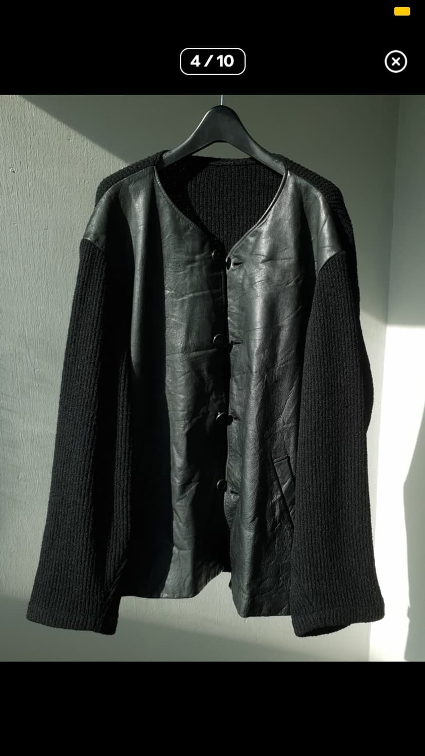 꼼데 레더 자켓 상품이미지2