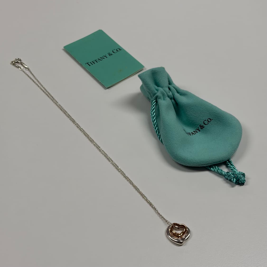 티파니앤코 더블 콤비 오픈하트 목걸이 상품이미지9