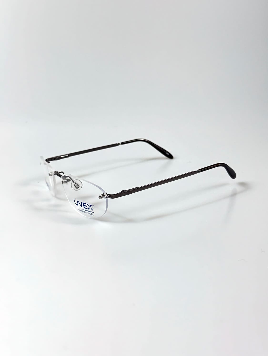 90s 독일제 UVEX 스퀘어 무테 인더스트얼 세이프티 빈티지 안경 상품이미지3