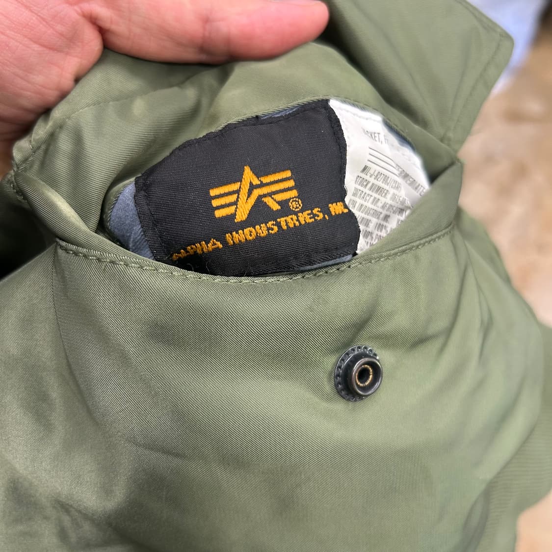 🫶🏻 알파인더스트리 리버시블 빈티지 MA-1 항공 자켓 🫶🏻 상품이미지7