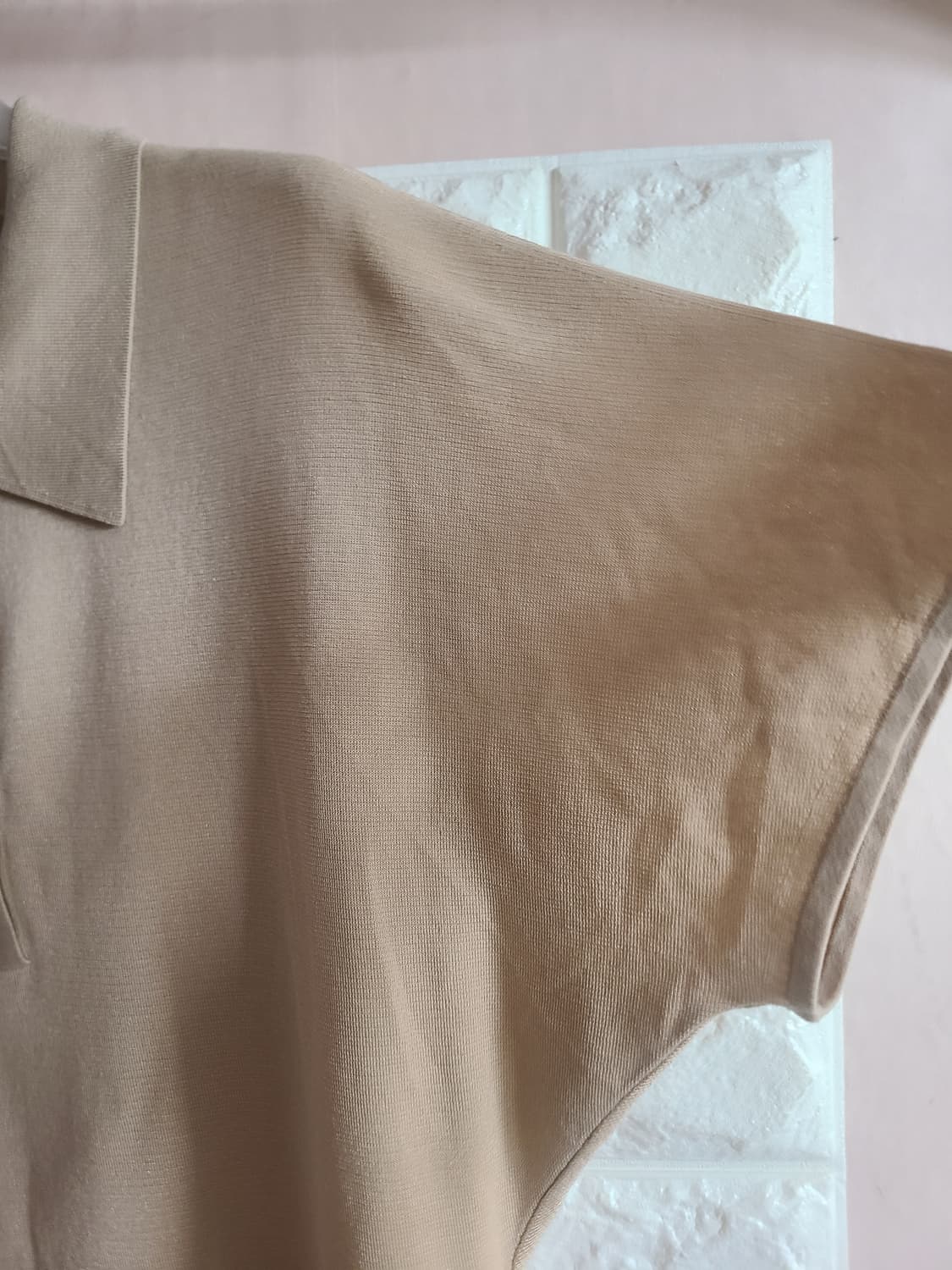 COS 카라 니트 반팔 티셔츠 L 상품이미지2