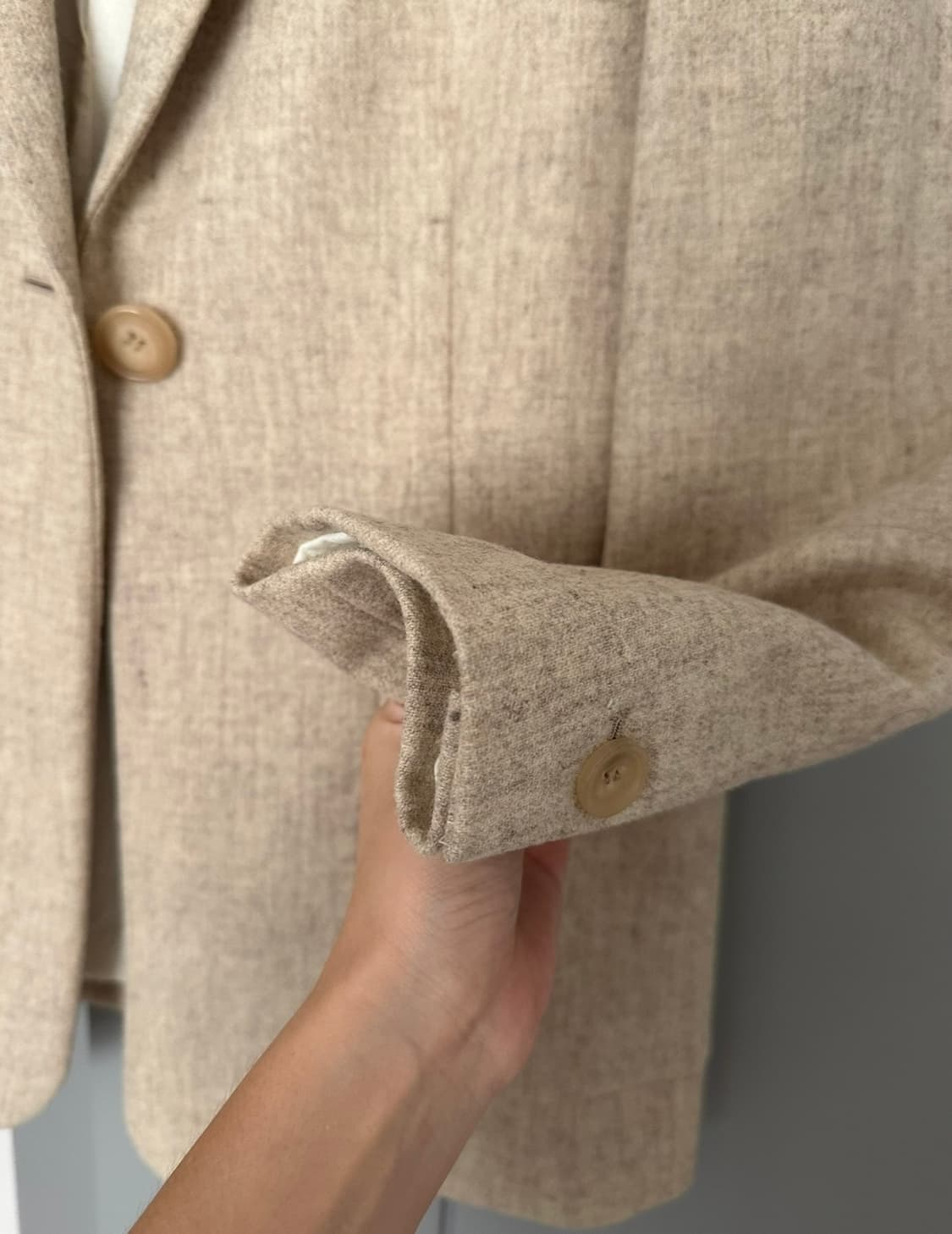 아모멘토 울 자켓 상품이미지6