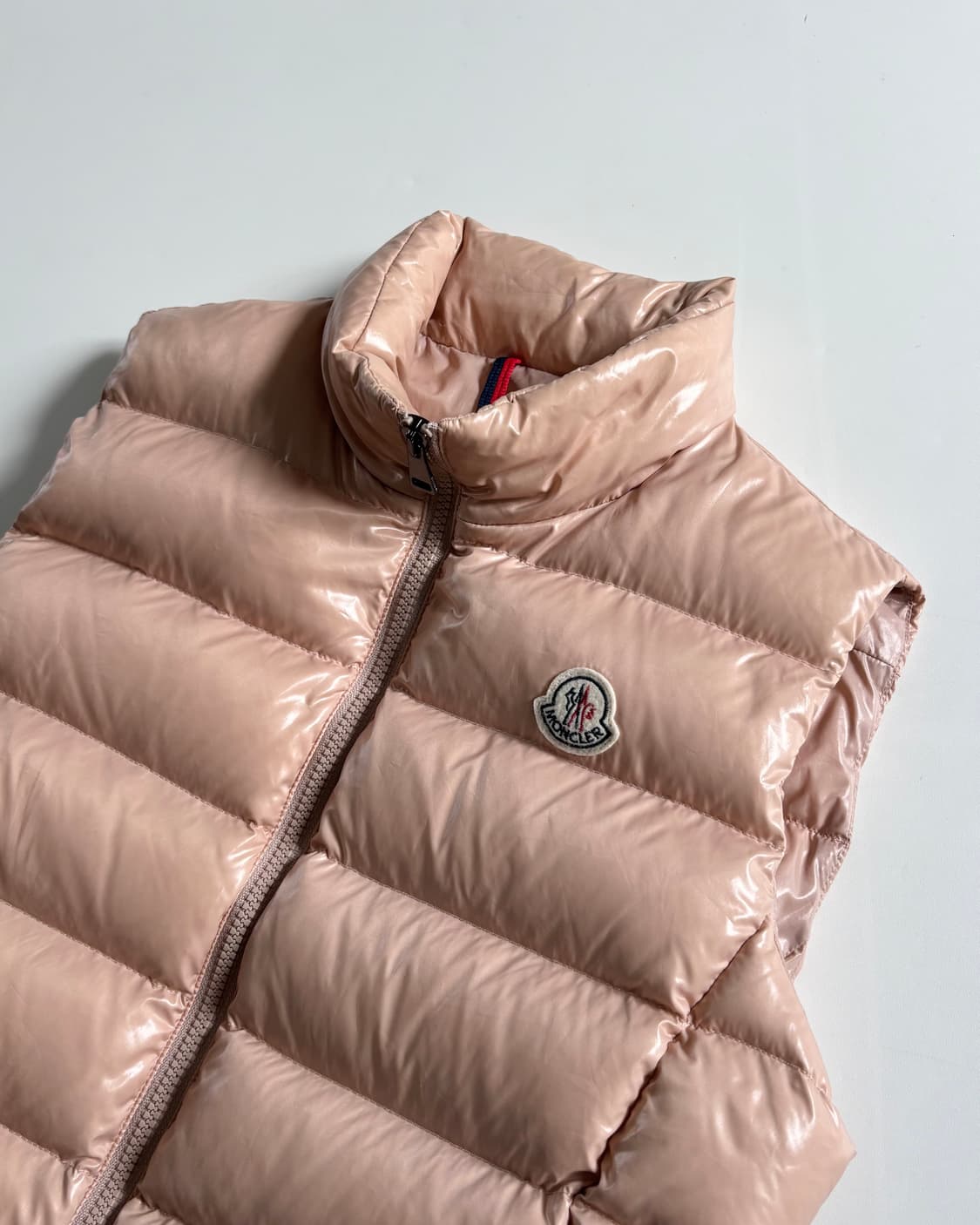 Moncler 몽클레어 구스다운 핑크컬러 패딩 베스트 상품이미지4