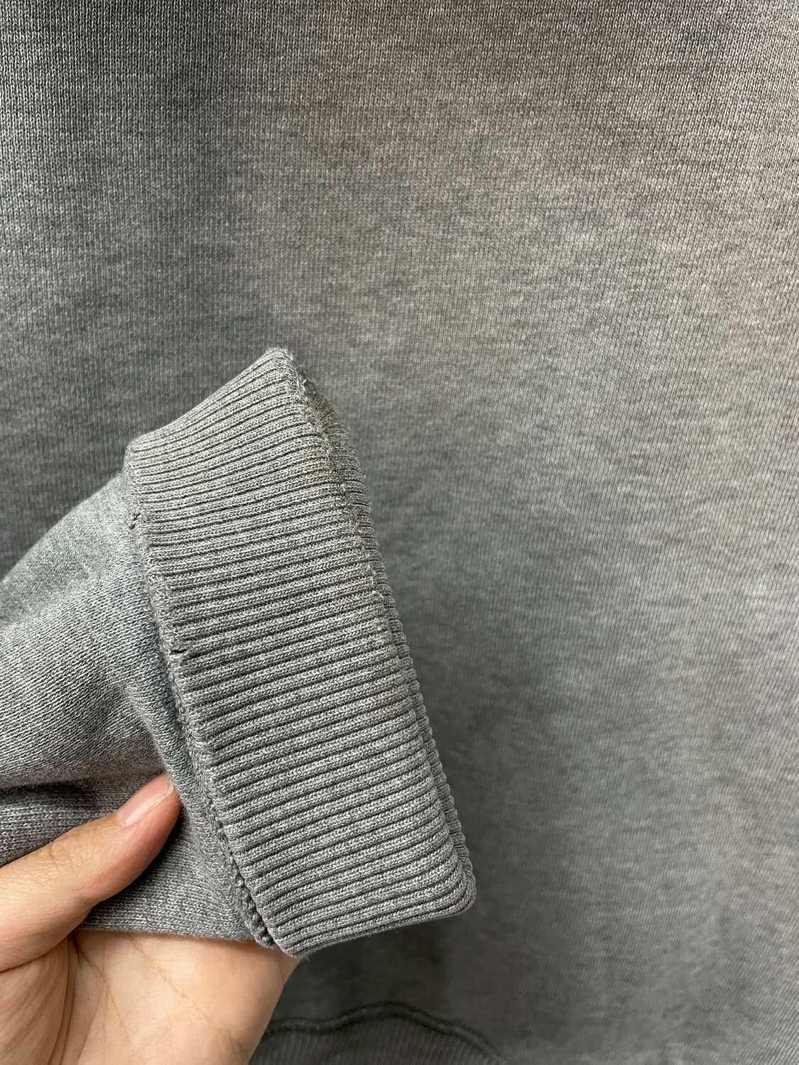 아베크롬비 앤 피치 차콜 그레이 양털안감 후드집업 H1248 상품이미지9