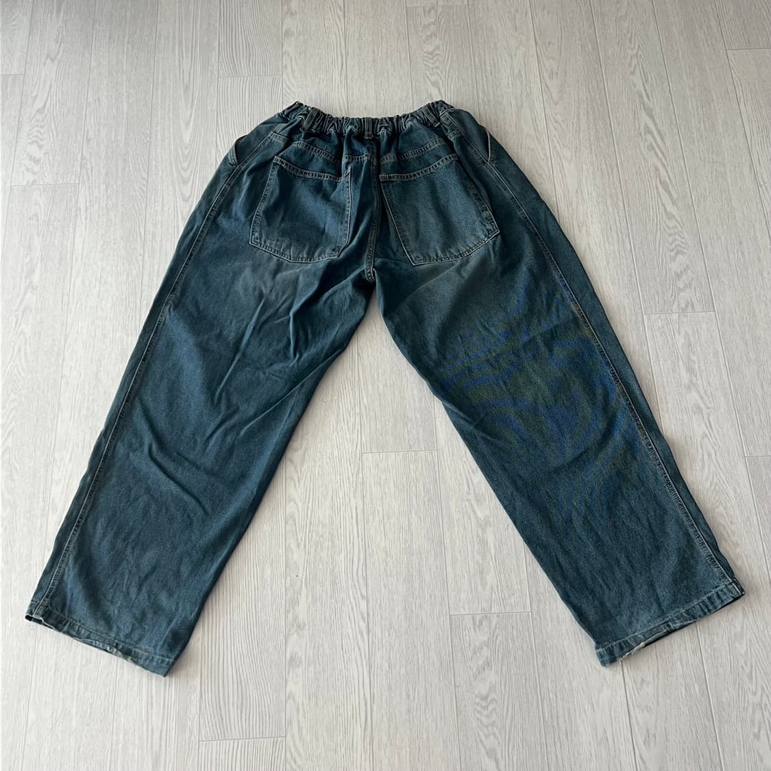 VTG 코튼 오버 청데님 팬츠 상품이미지4