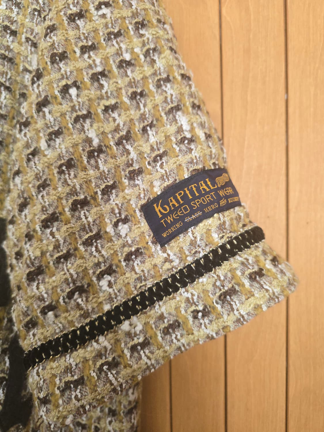 캐피탈 트위드 베이스볼 자켓 상품이미지5