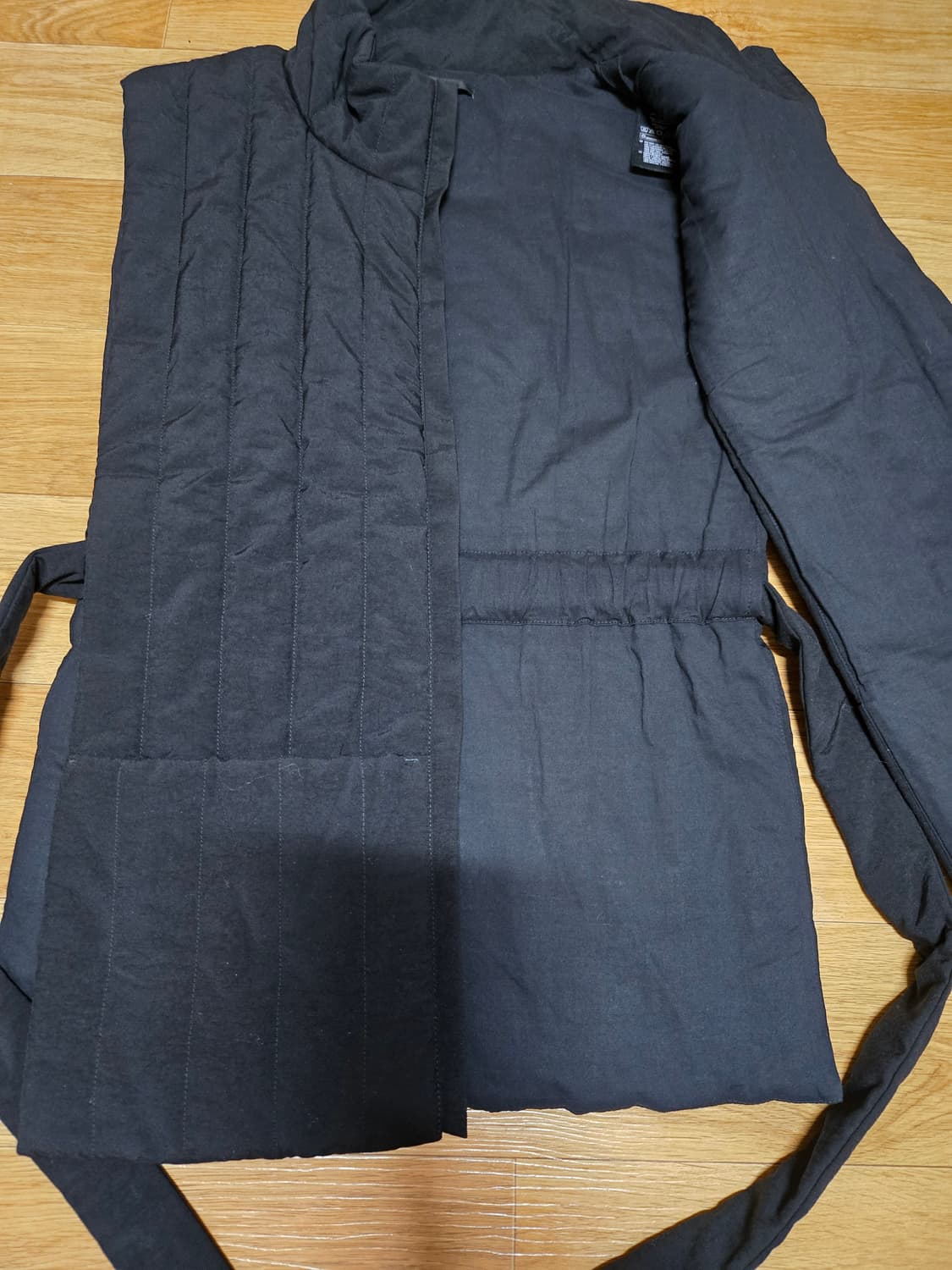 코스 집업 푸퍼 누빔 패딩 베스트 상품이미지6