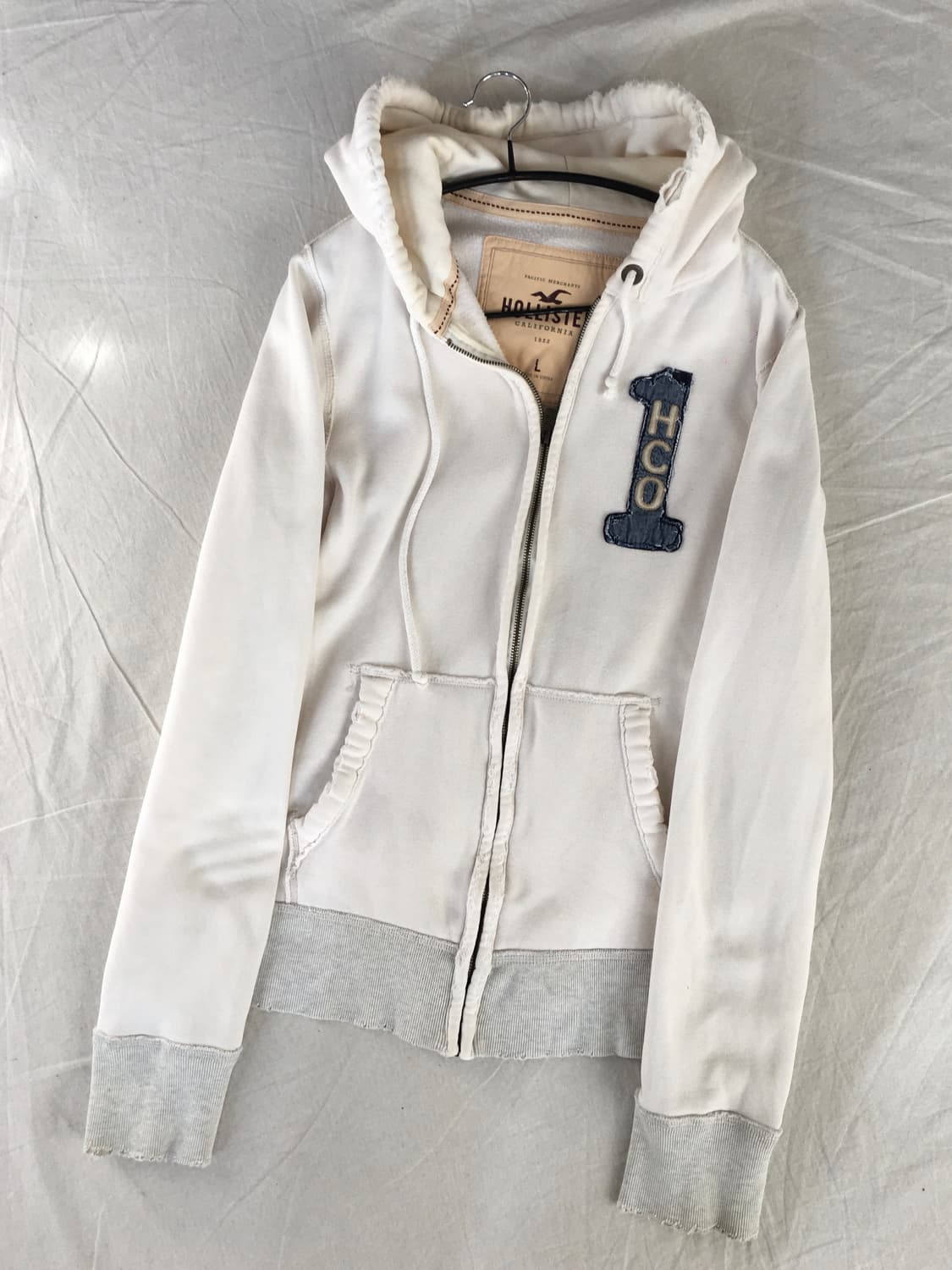 홀리스터 가슴로고 후드집업 상품이미지3