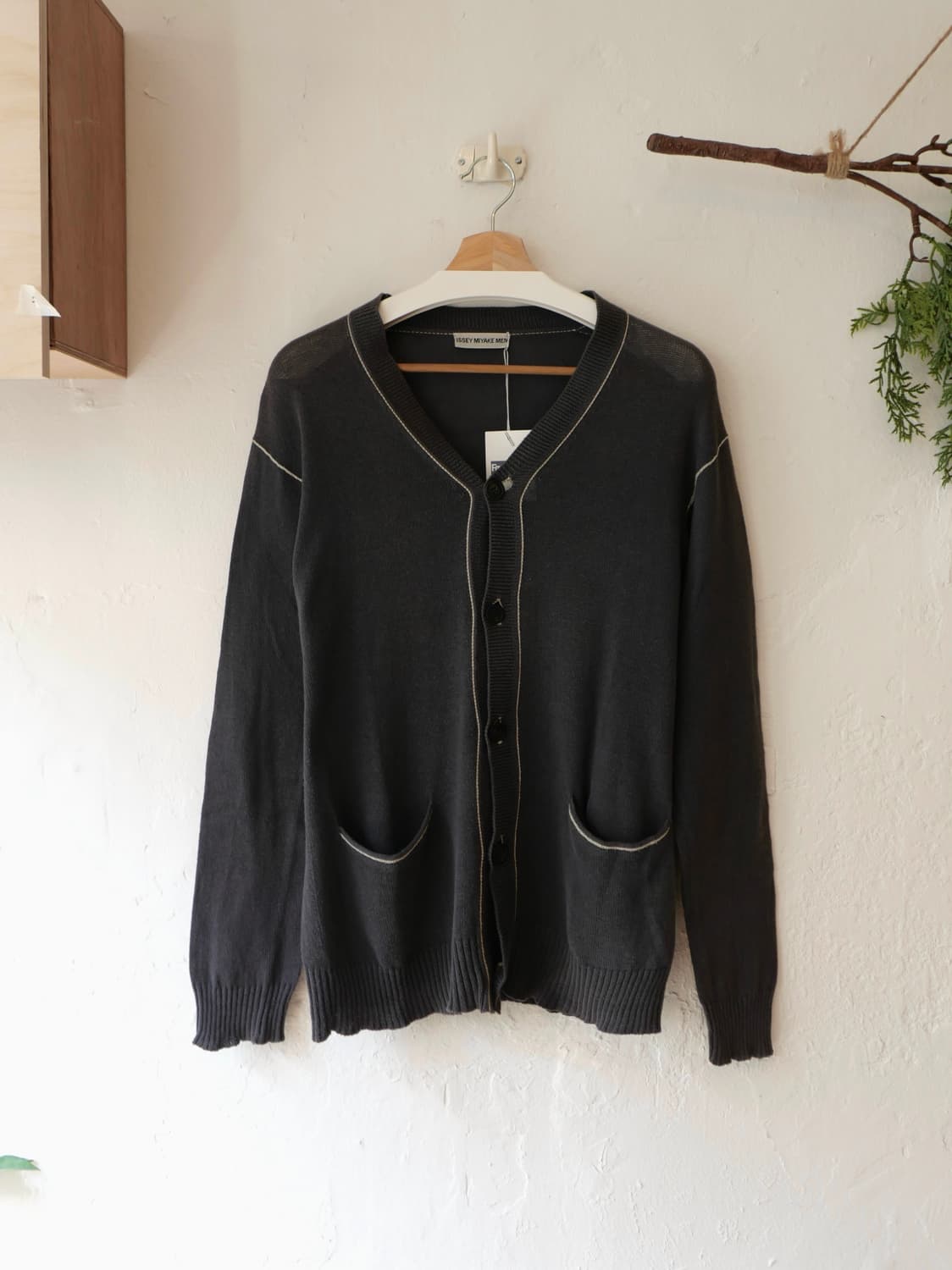 이세이 미야케 스티치 가디건 상품이미지1