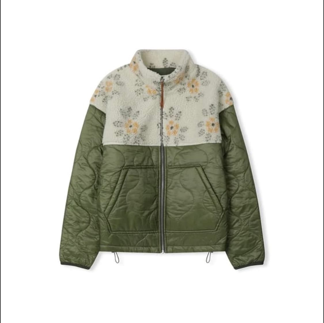 프리터 플리스 자켓 quilted fleece jacket flower 상품이미지2