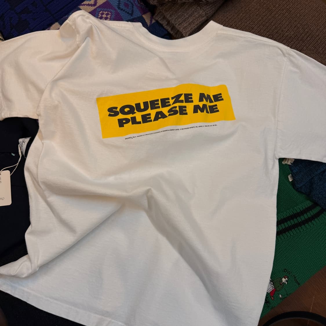 90S 바카디 프로모션 미국빈티지 USA 싱글스티치 상품이미지5