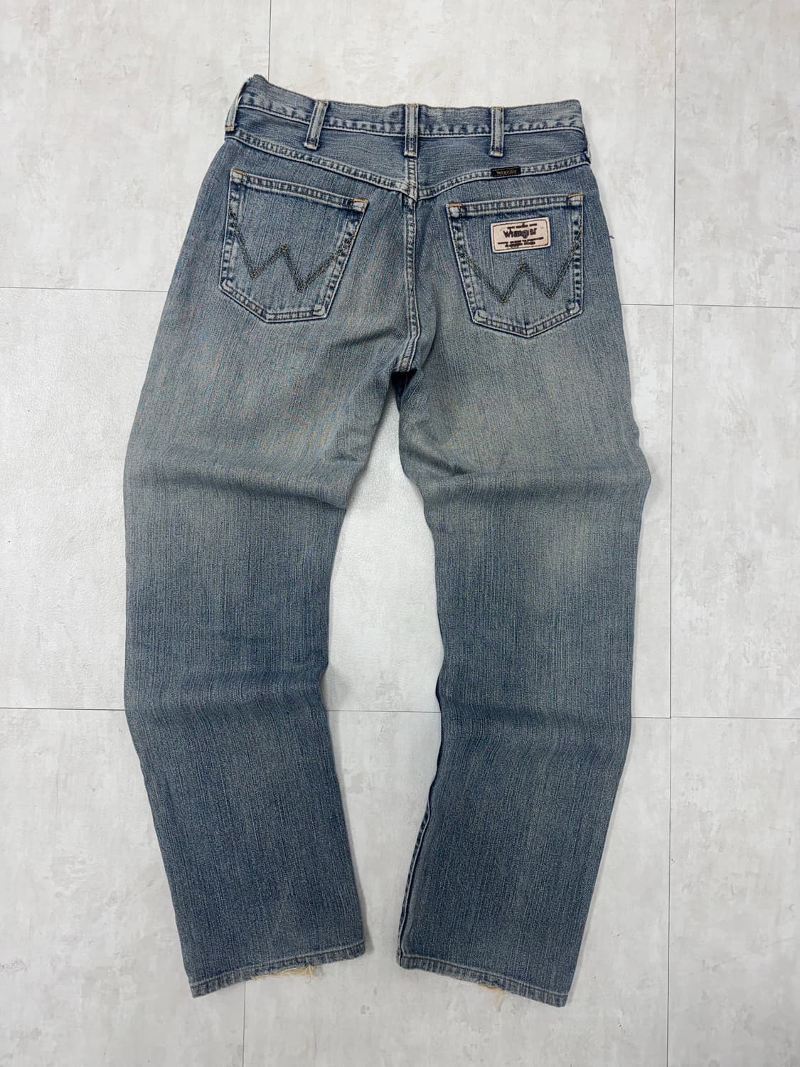 •랭글러(Wrangler) 워싱 데미지 데님 팬츠 상품이미지5