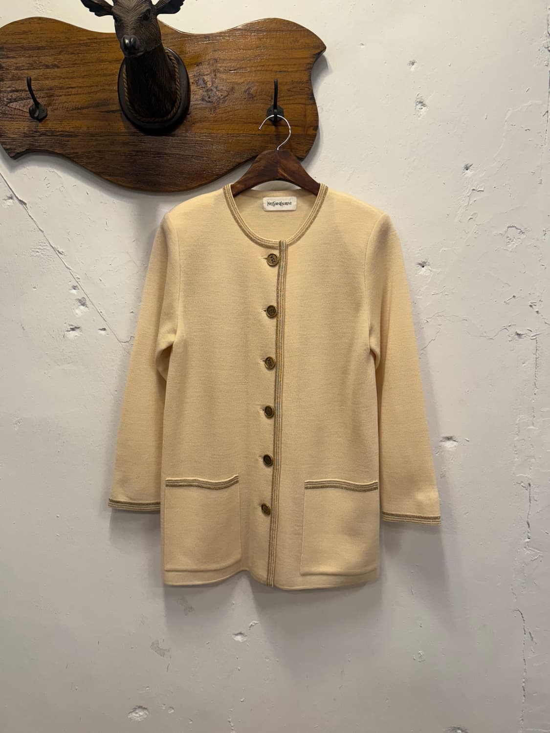 55) Yves Saint Laurent Wool Cardigan 상품이미지1